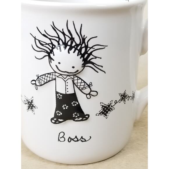 Marci Boss Coffee Mug Tea Cup 16oz Children Of The Inner Light Enesco Collector - Picture 2 of 15